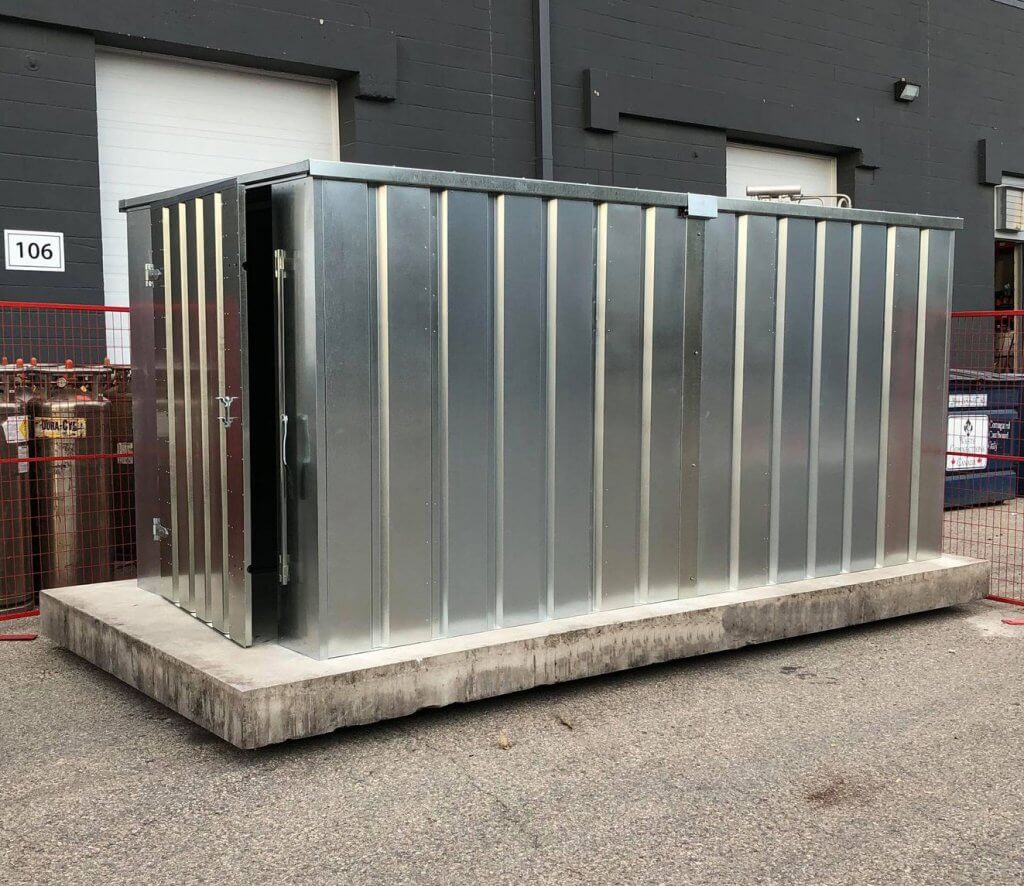 Galvanized Steel Storage Containers