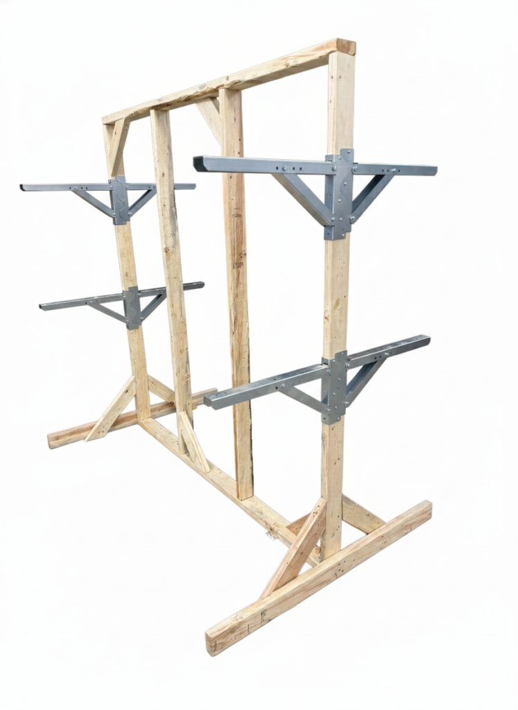 Stud Mount - DIY Shelving Kit, 8 Arm Pack