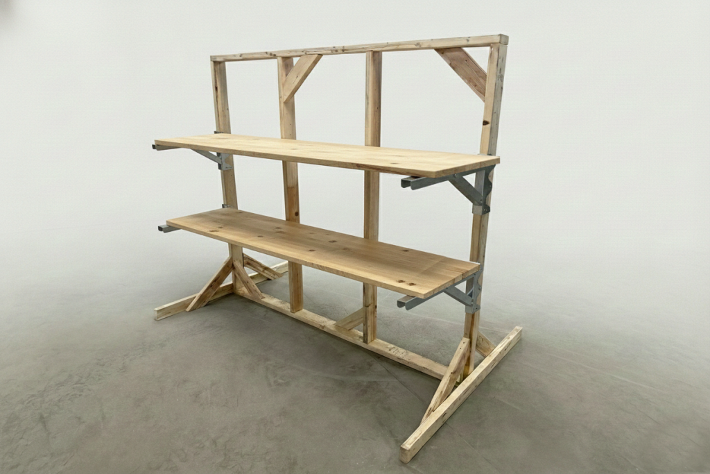 Stud Mount - DIY Shelving Kit, 4 Arm Pack